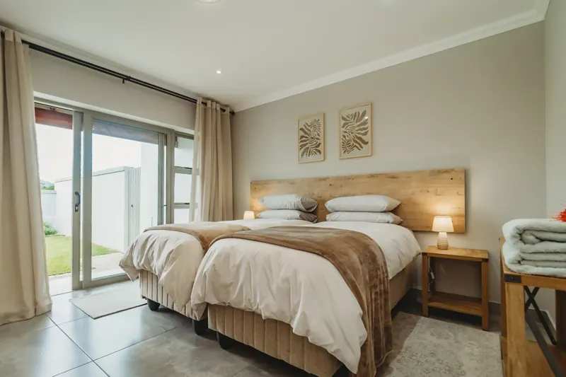 Guest bedroom and garden access