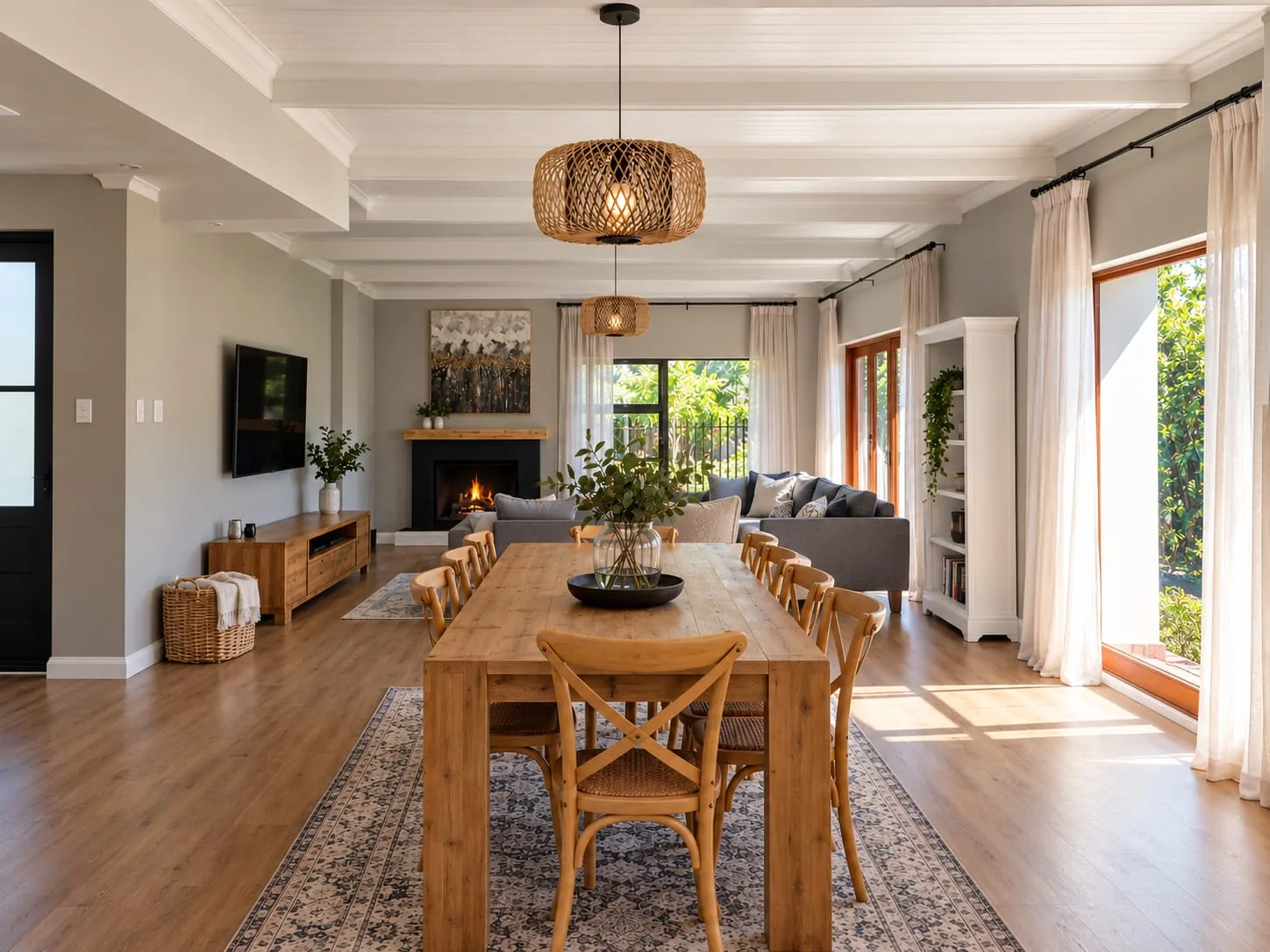 The Mountain House — Open-plan dining and lounge
